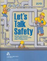 Let's Talk Safety cover